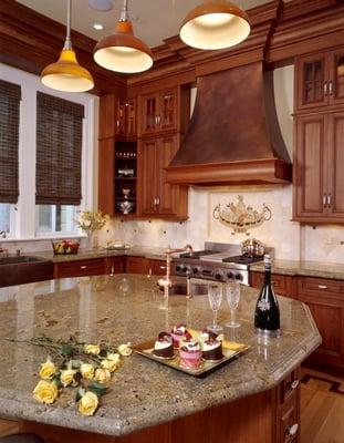 Granite Kitchen Island