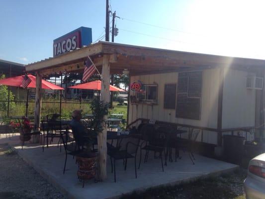 If your in the mood for outside seating in downtown Leakey they have breakfast food that is perfect to start your day.