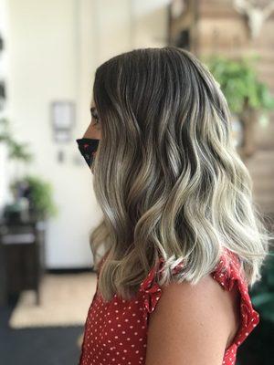 Balayage and cut by Whitney