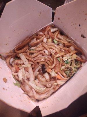 Vegetable Lo Mein. Personally I think it's delicious.