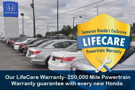 Every new car is protected with our exclusive LifeCare warranty!