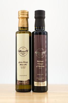 COMBO - Mister O1 Extra Virgin Olive Oil and Balsamic Vinegar