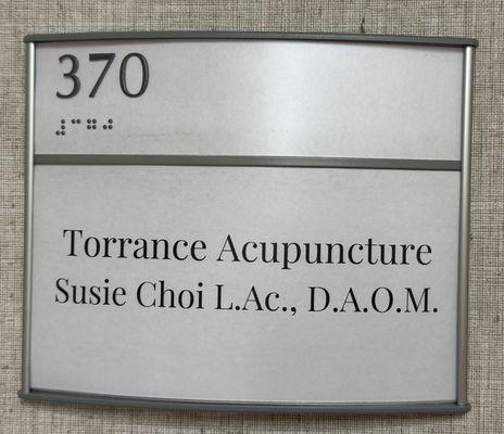 Dr. Choi's suite in the Citibank bldg @ Sepulveda & Hawthorne Blvd.