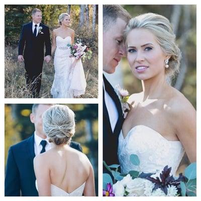 Whitney absolutely GLOWS on her wedding day!