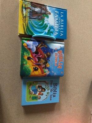 Great variety of children books both in English and Spanish