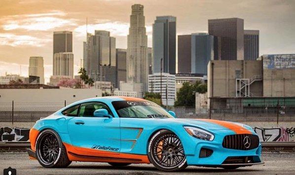 Mercedes AMG Wrap for sema show