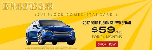 Ford Fusion Lease Deals