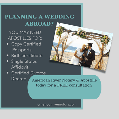 Destination Wedding Apostille Services