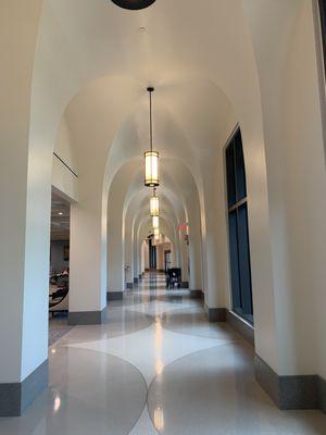 Hallway by the surgery waiting area