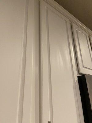 Residue on cabinets