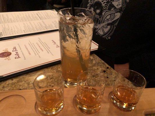 Bourbon flight