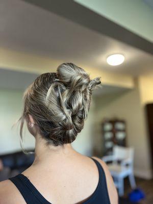 Bridesmaids hair