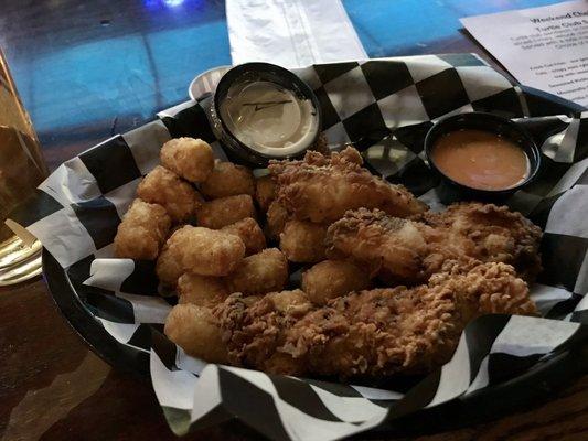 Chicken Tenders and Tater Tots