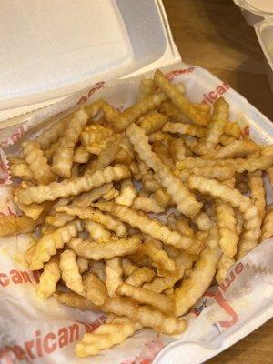 Crinkle fries