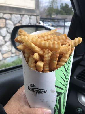 Large Crinkle Cut Fries