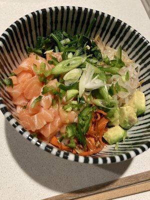 Chirashi (Koreantic flavor) sushi, my creation