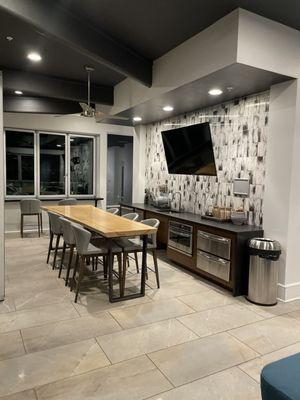 Kitchen of skydeck community space