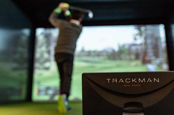 Peculiar Golf now has the BEST indoor golf simulator ... TrackMan!!!