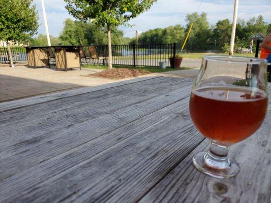 Beer and a river