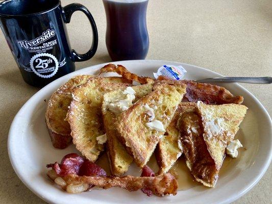 3pc French Toast with Bacon