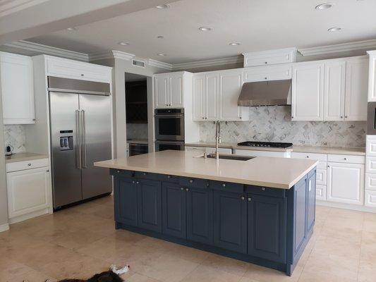 Kitchen cabinets after