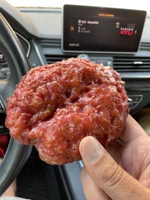 Raspberry Fritter.