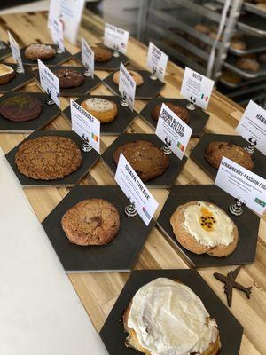 Display of cookies