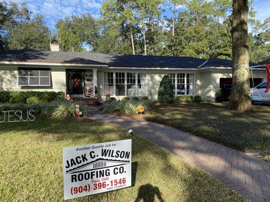 Jack C. Wilson Roofing Co. Roof