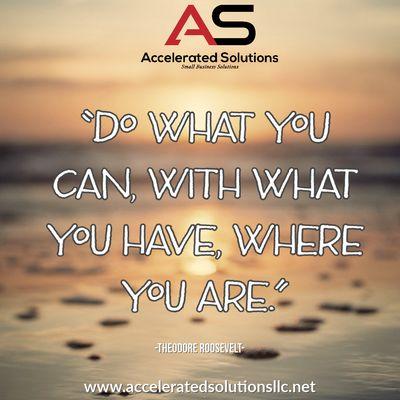 No Excuses! www.acceleratedsolutionsllc.net