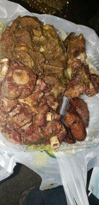 Curry Goat and Ox tail