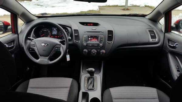 Interior of my Kia Forte Ex 2014