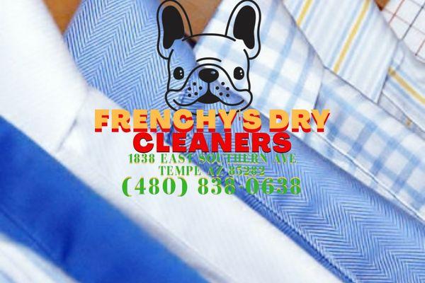 Frenchy's Dry Cleaning Tempe 
(formerly Martinizing Dry Cleaning)
1838 East Southern Ave
Tempe AZ 85282
@bestdrycleaningtempe
(480) 838-0638