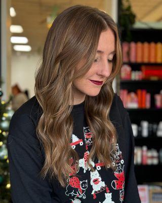 Natural balayage from our stylist Erin