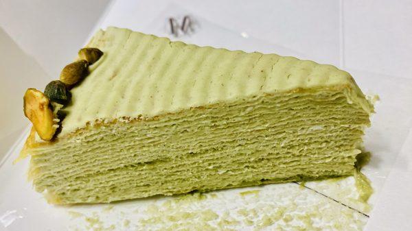 pistachio crepe - yum