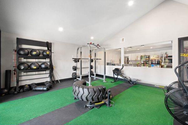 Fitness Center with Crossfit Equipment