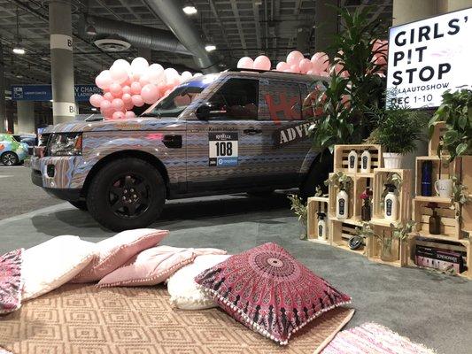 Girls' Pit Stop at LA Auto Show