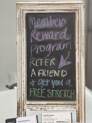 Yes they have a Member Reward Program too.