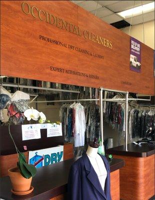 We are a one stop shop for all of your garment care! Our team has over 25 years of experience & is proud to offer eco-friendly dry cleaning.