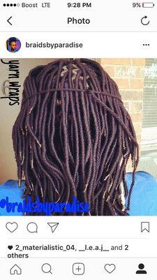 Yarn locs