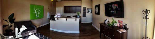 Reception area at Highland Chiropractic Meridian, ID