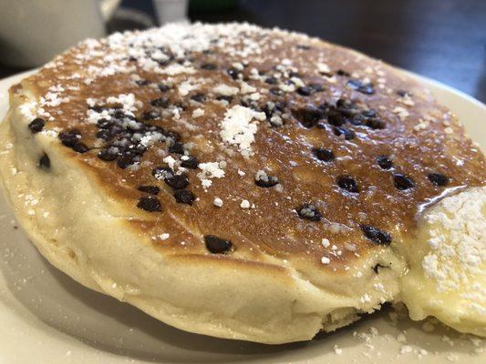 Chocolate chip pancake