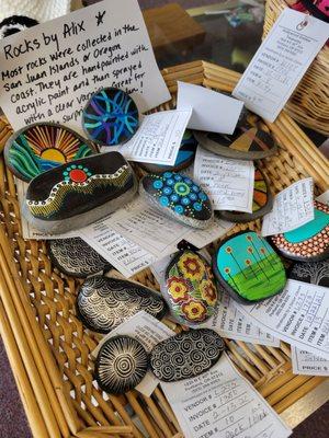 Hand painted rocks