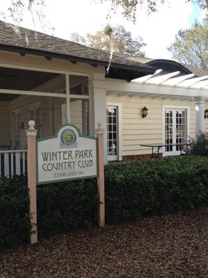 Front of original clubhouse from 1914