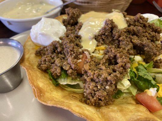 Taco salad done just right.