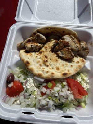 Chicken Souvlaki Lunch Special