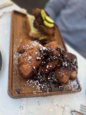 Nashville chicken and beignets