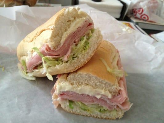 Turkey ham sub