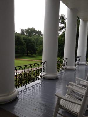 Beautiful porch with view of the grounds