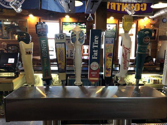 Beer on tap