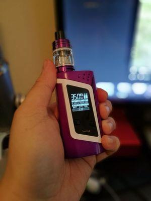 Got this sweet purple Smok Alien mod with the purple baby beast tank.